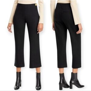 Vince Cozy Easy Flare Office Winter Cropped Organic Wool Pants Womens